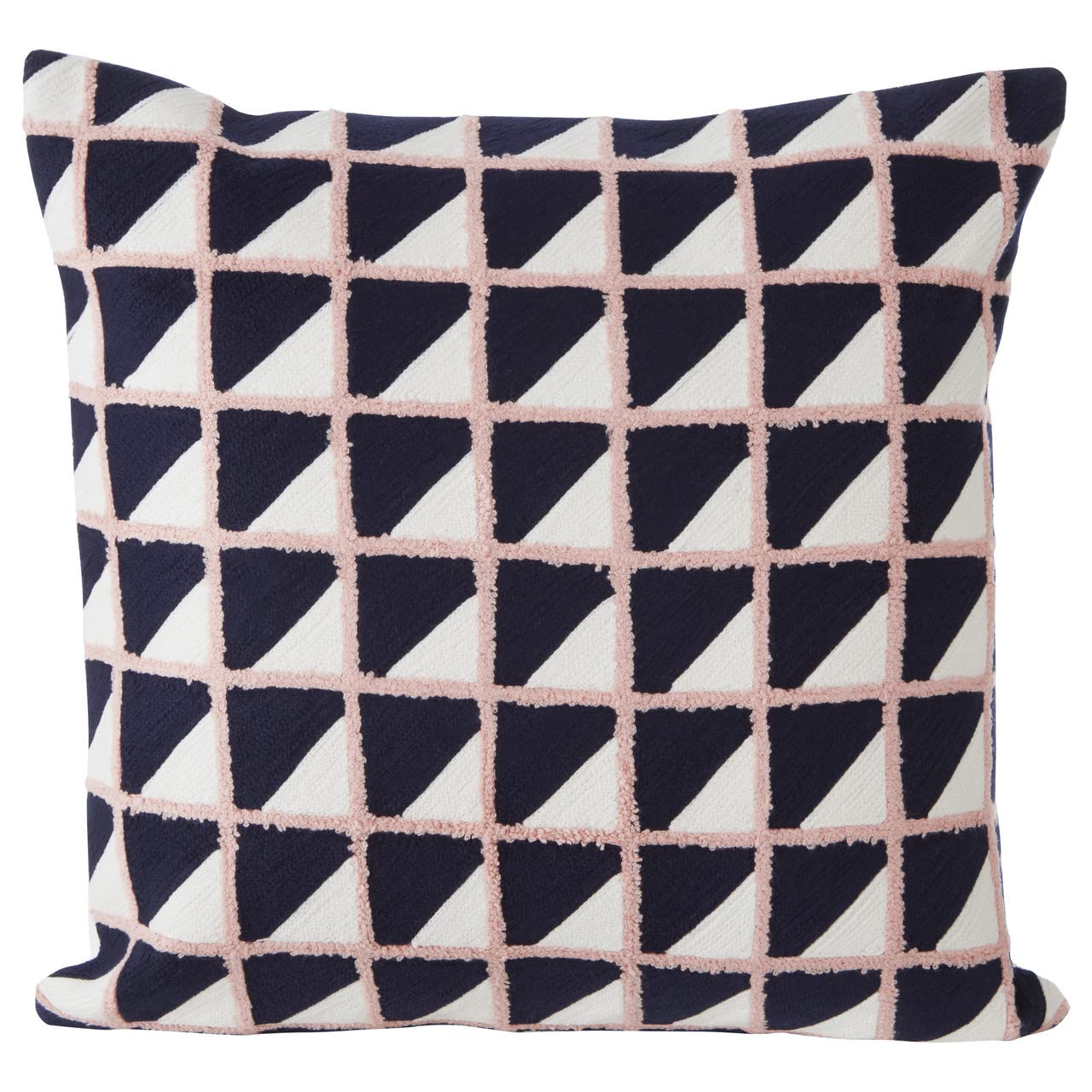 Orsina Grid Design Throw Cushion from B&Q