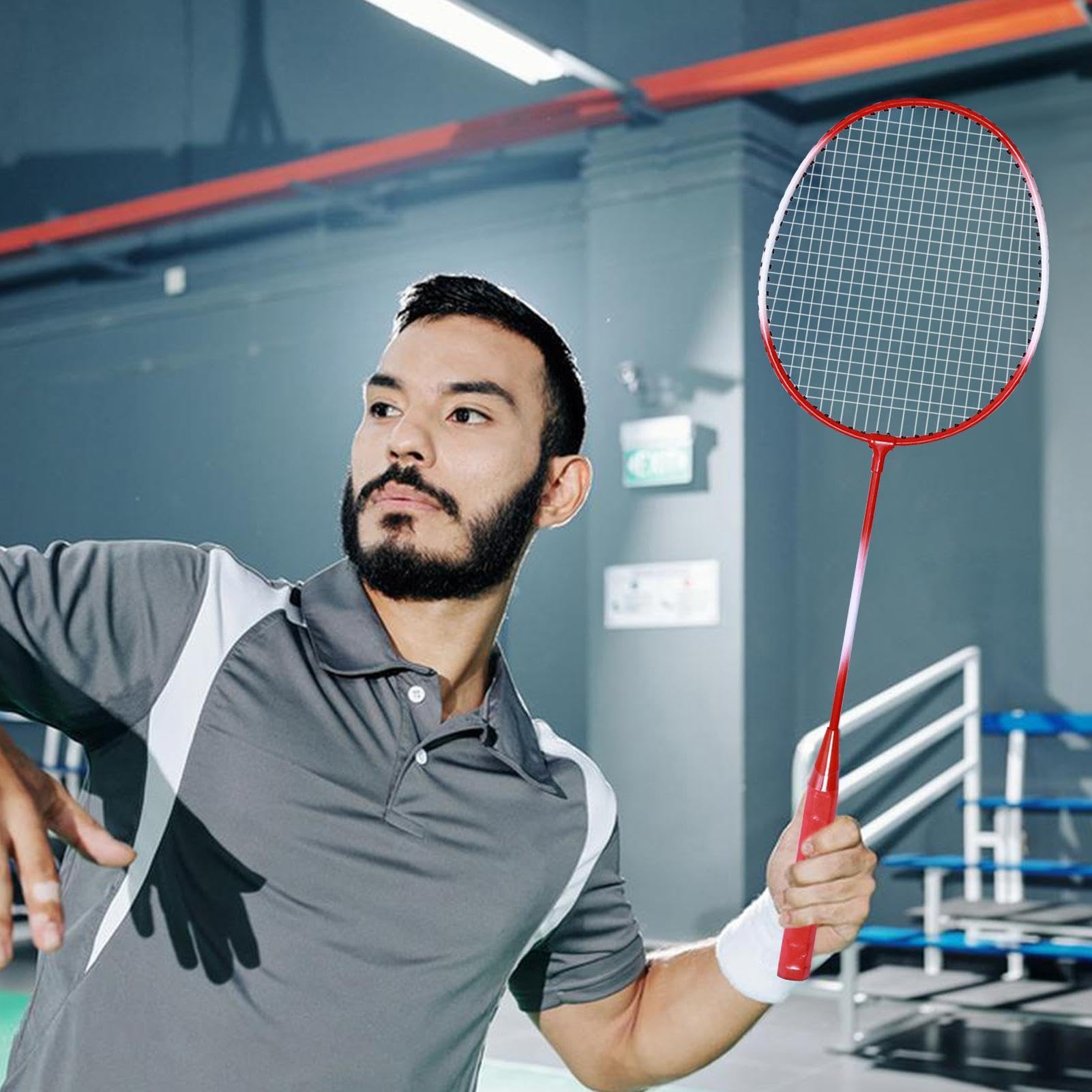 Racchetta da Badminton, Set di Racchette da Badminton | Set di racchette da portatili per 2 giocatori - Set da per interni, attrezzatura sportiva per adulti, adolescenti