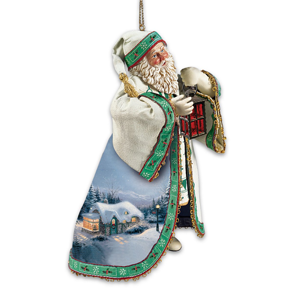 Amazon.com: The Ashton-Drake Galleries Thomas Kinkade Santa Claus