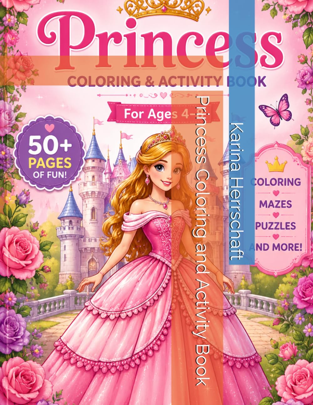 Princess Coloring and Activity Book