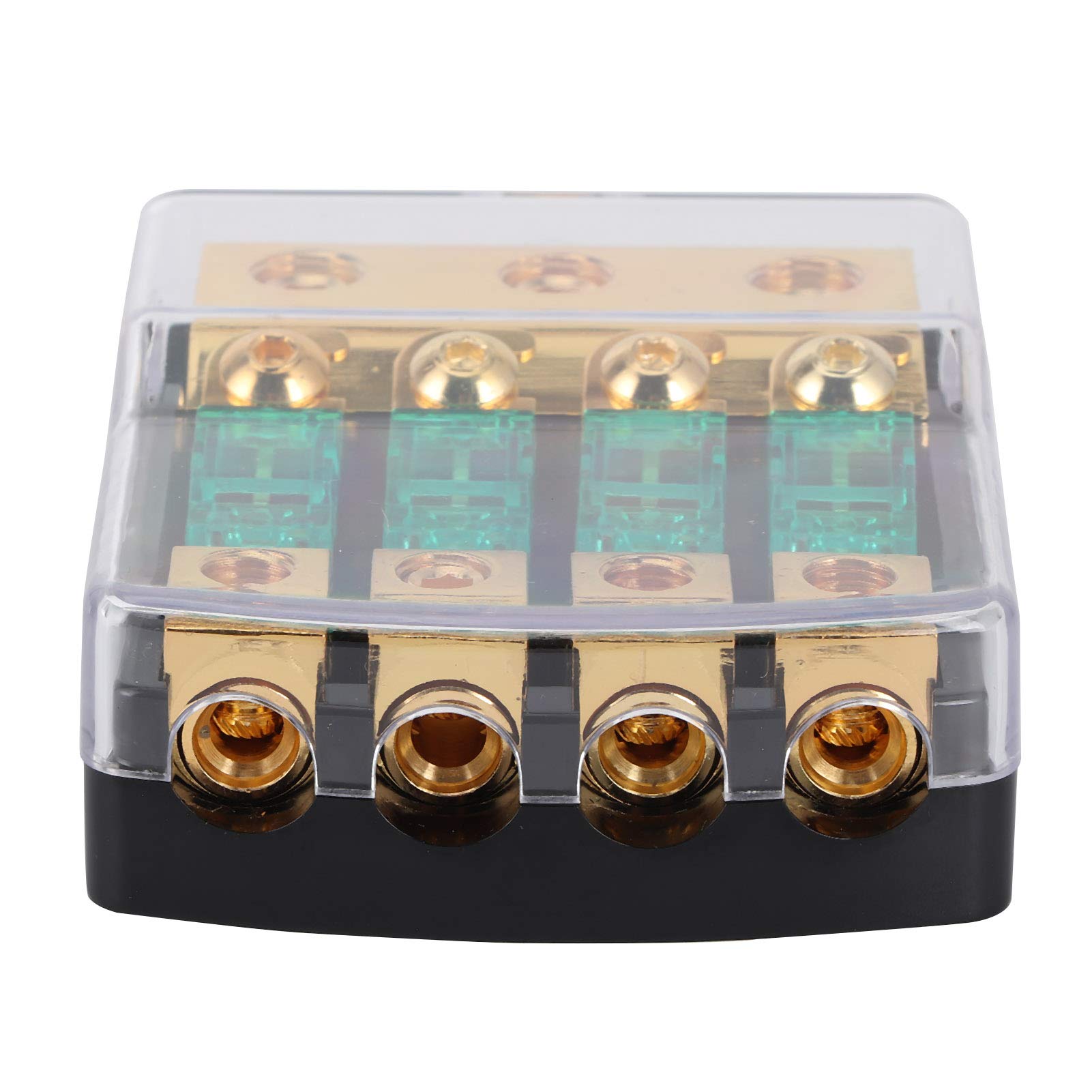 Porte-fusible électrique 1 entrée 4 Voies 0/4 AWG à 4/8 AWG pour Voitures, camions, Bateaux
