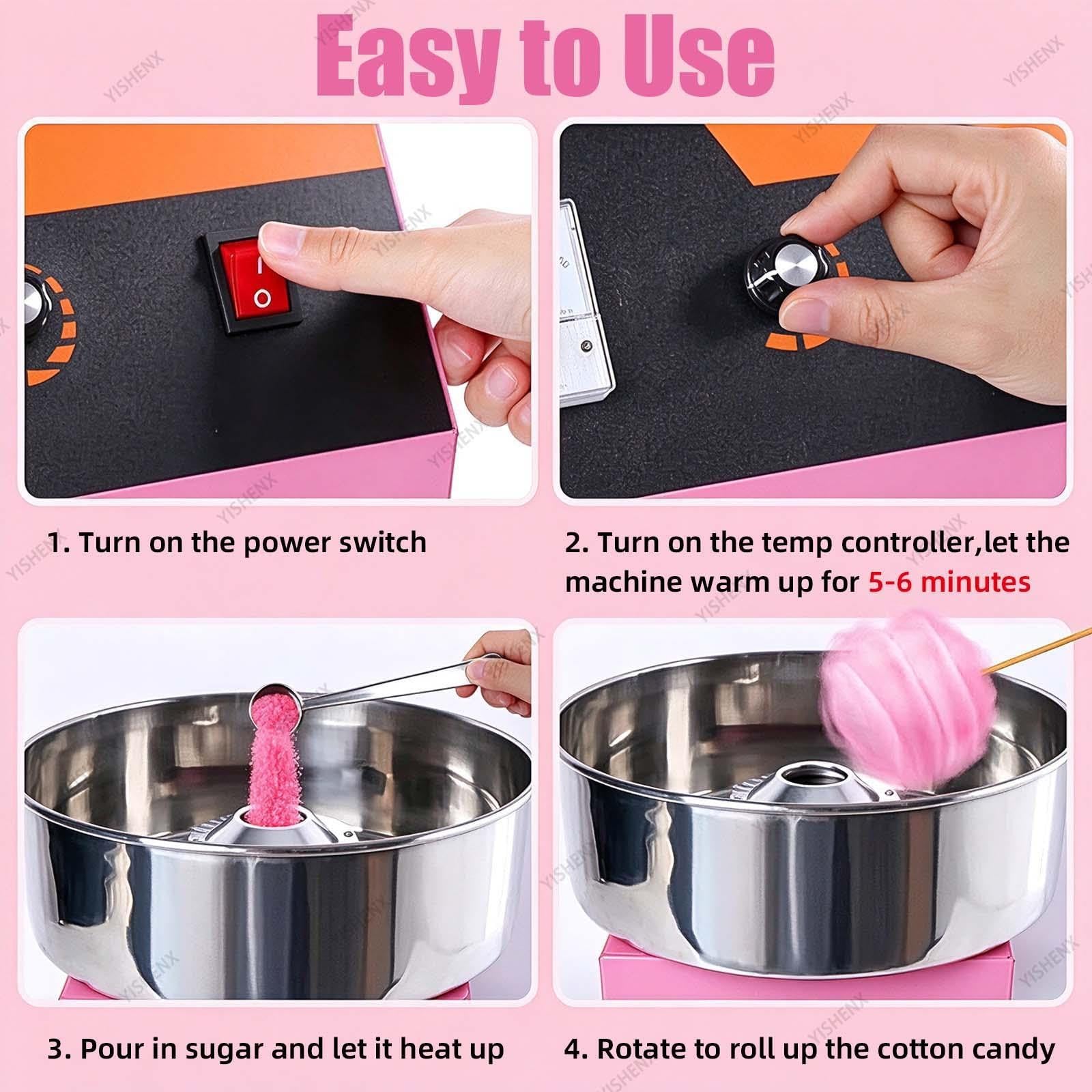 1200-Watt-Maschine Zur Herstellung Von Bunten Marshmallows