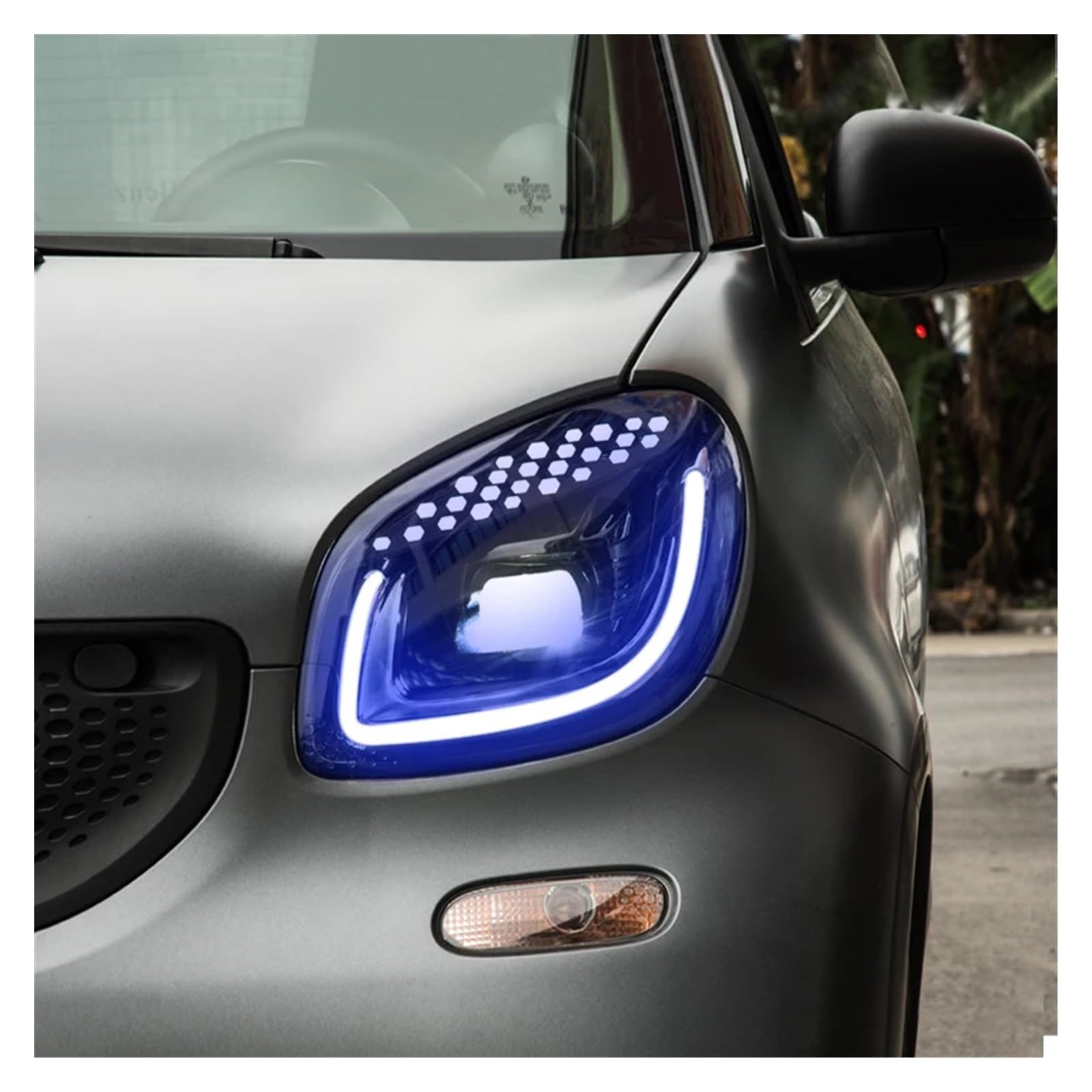Fari Anteriori Intelligenti con luci diurne per Smart 453 Fortwo Forfour Accessori per Auto
