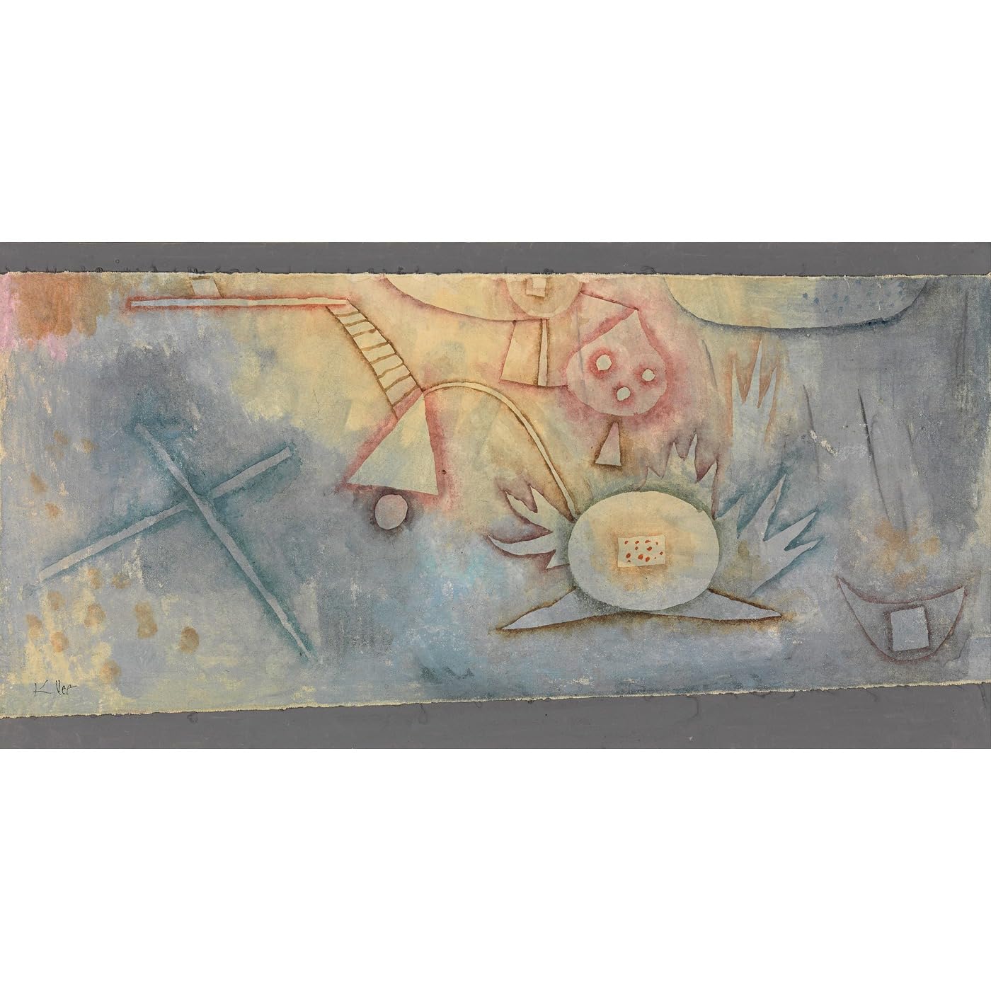 Impression d'art Paul Klee toile Image chardon deco murale tableau moderne - 2