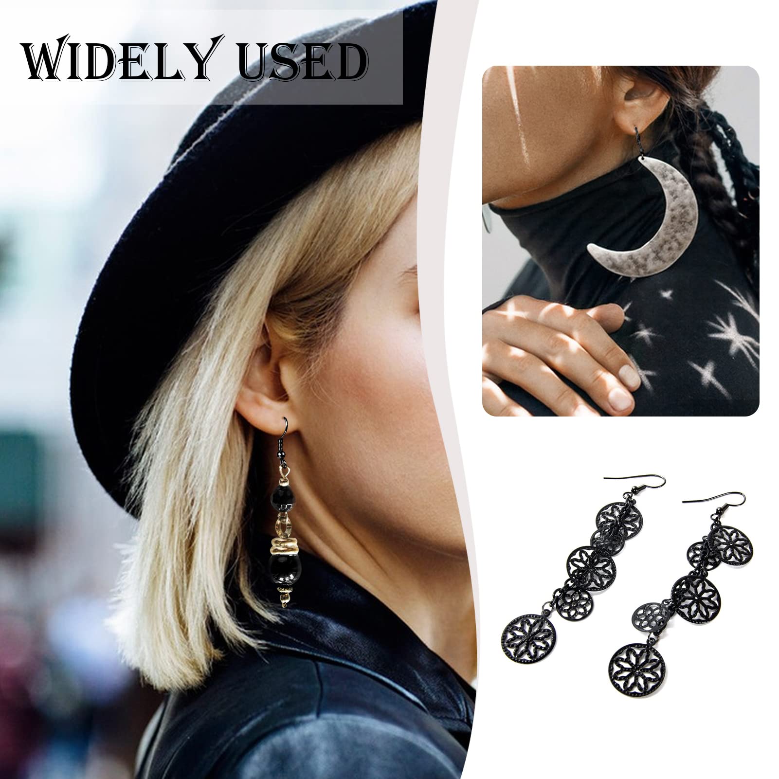 Kit De 300 Pièces De Fournitures De Fabrication De Boucles D'oreilles