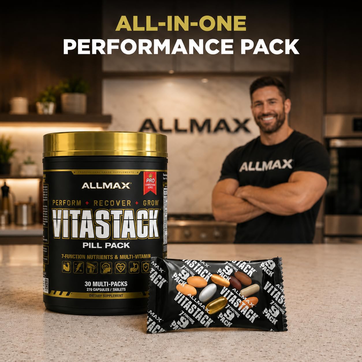 ALLMAX Vitastack Multivitamin Packs, 30 Count — Amazon image 6