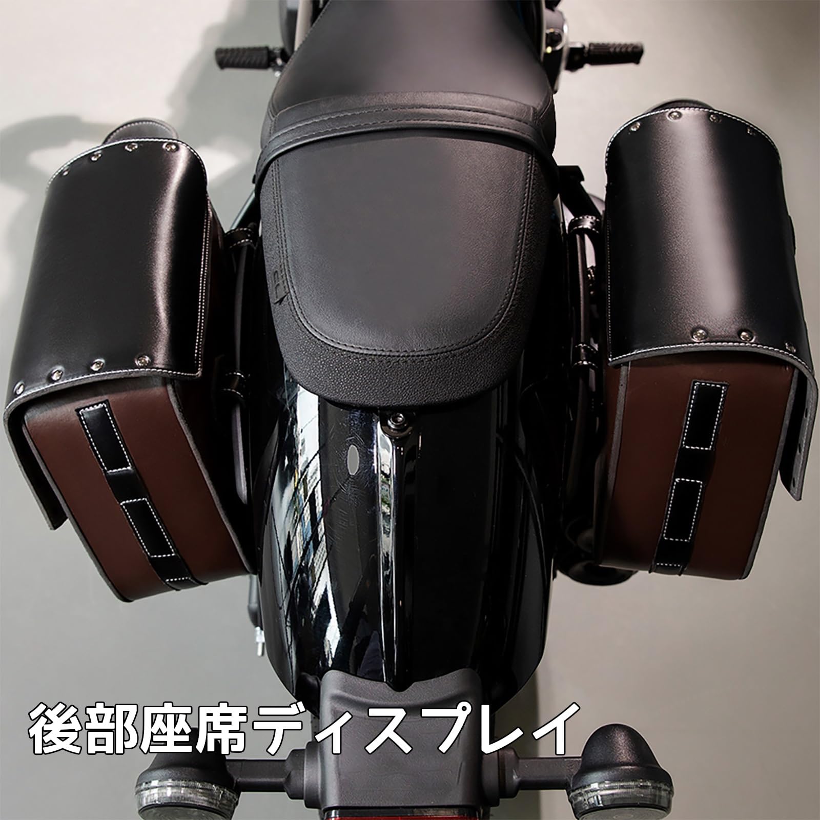 Amazon | に適用 ホンダ スティード400 バイク サイドバッグ 防水 大