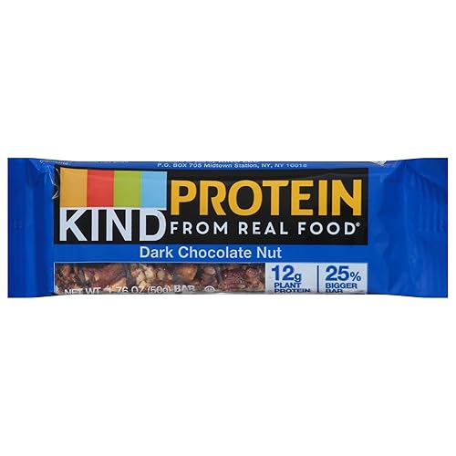 KIND Barra de proteínas, doble nuez de chocolate oscuro, sin gluten, 1.76 oz