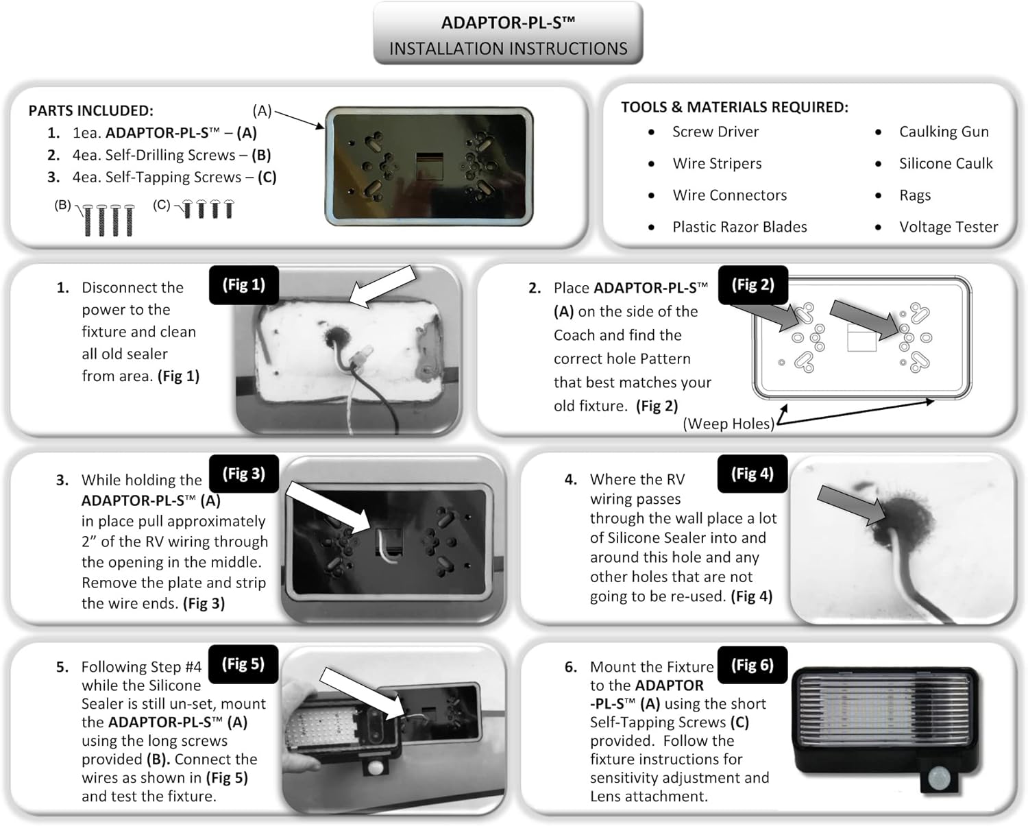 MG1000-450B-SB, RV Motion Security Light, 12 Volt, Exterior Motion Sensor, Bright LED Porch Utility Flood Light, Battery Monitoring Sensor, Adjustable Sensitivity and EMI Suppression