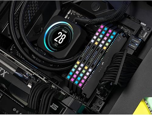 Miniatura 10 de CORSAIR DOMINATOR PLATINUM RGB DDR5 32 GB (2 x 16 GB) DDR5 5600 MHz CL36 AMD EXPO Intel XMP iCUE Memoria de computadora compatible - Gris