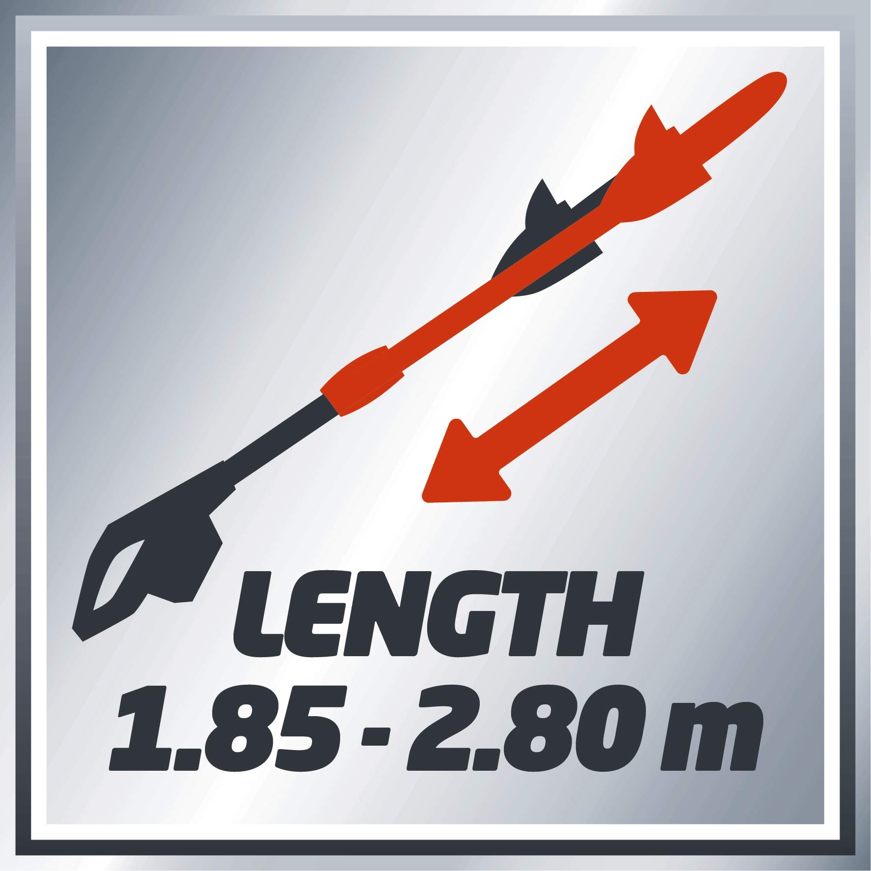 Einhell Expert GC-EC 750 T - Motosierra telescópica (750W, Longitud de Corte 180 mm, Velocidad de Corte 11 m/s, Espada y Cadena de Calidad Oregon) (Ref.4501210)