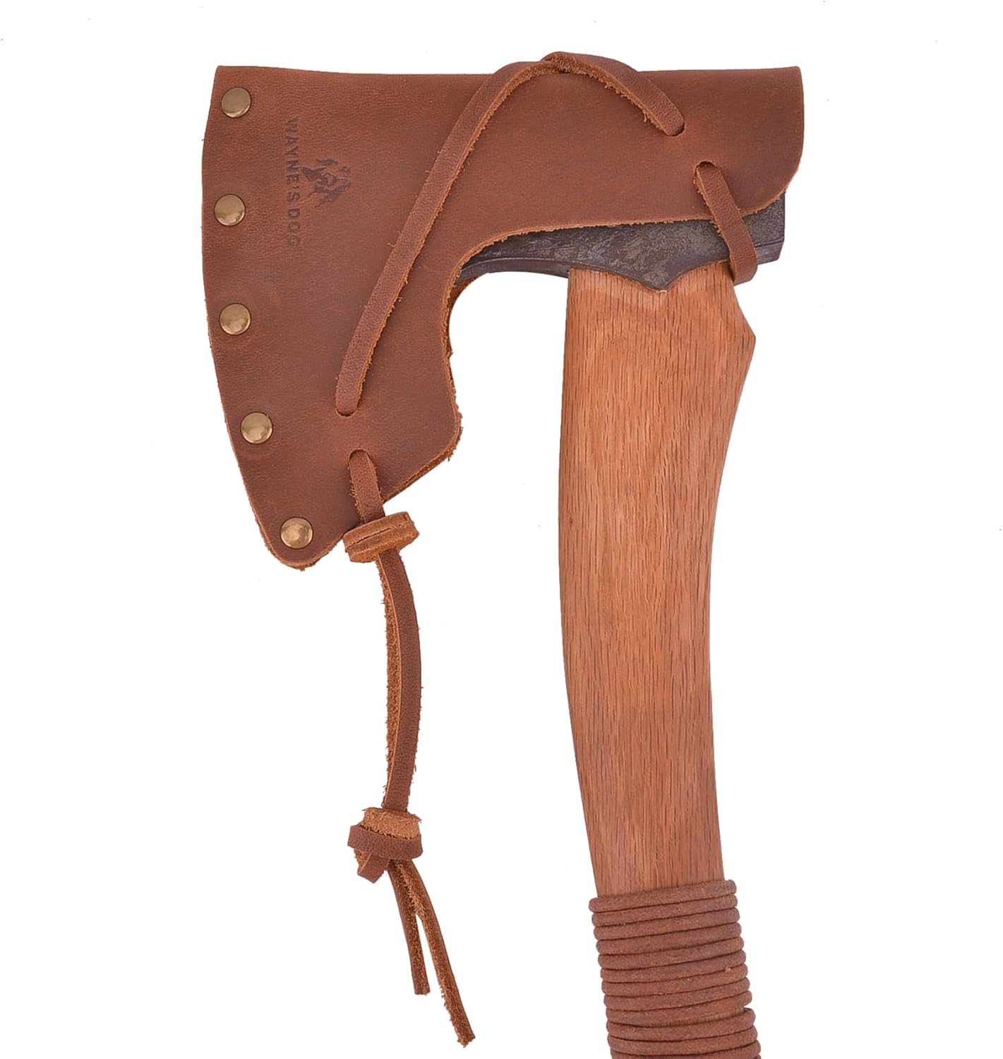 Cowhide Leather Hatchet Sheath Holster Axe Head Holder Blade Cover For Hiking
