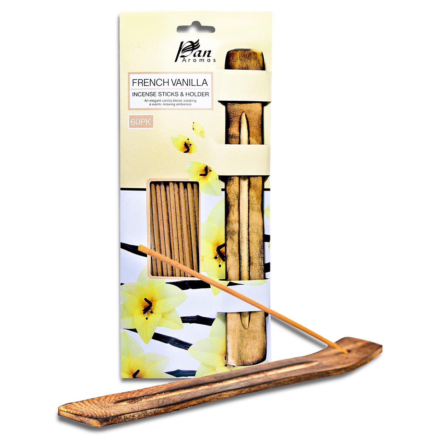 Incense Sticks – French Vanilla | 60 Sticks | Warm Fragrance Agarbatti for Pooja & Home Use