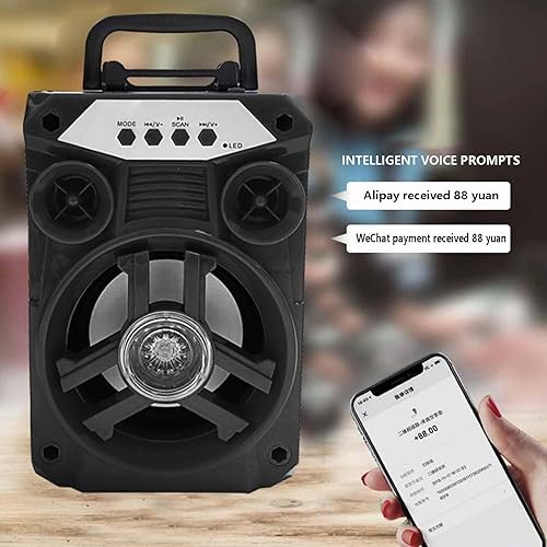 Miniatura 7 de Altavoces Bluetooth Inalámbricos Mini Altavoz Doble Subwoofer Compatible con Radio FM Altavoces Bluetooth Altavoces portátiles al aire libre para