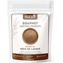 AEJESOP Soapnut/Aritha/Reetha Powder for hair care | Natural | No Added Preservatives and Additives | Sapindus Mukorossi Powder, 7oz 200g