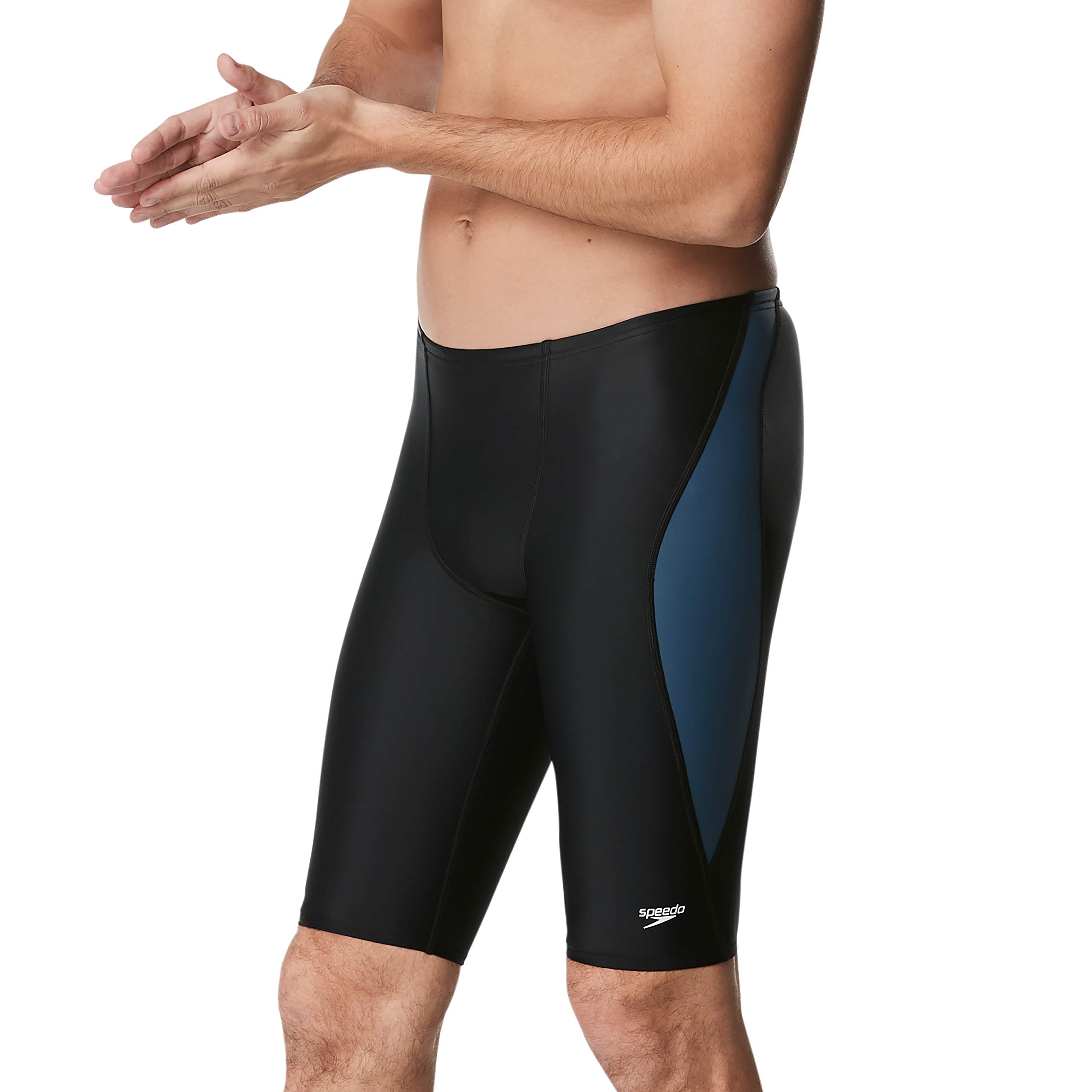 Speedo Men's Powerflex Eco Solid Jammer Swimsuit Short