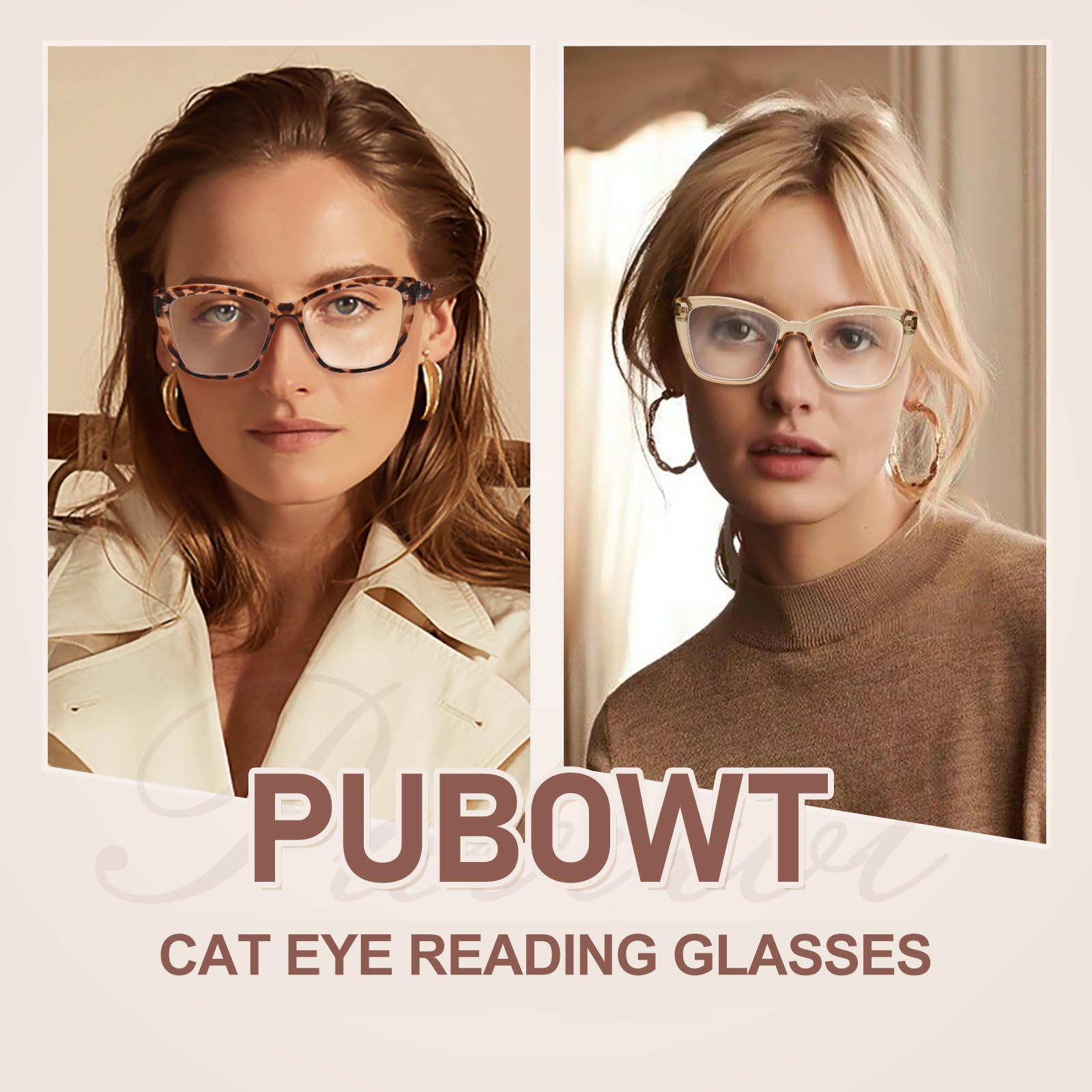 Lesebrille für Damen, Katzenaugen-Lesebrille, Blaulichtblock, Computerbrille, stilvolle Designer-Brille, bruchsicher, groß, modisch, 3 Stück