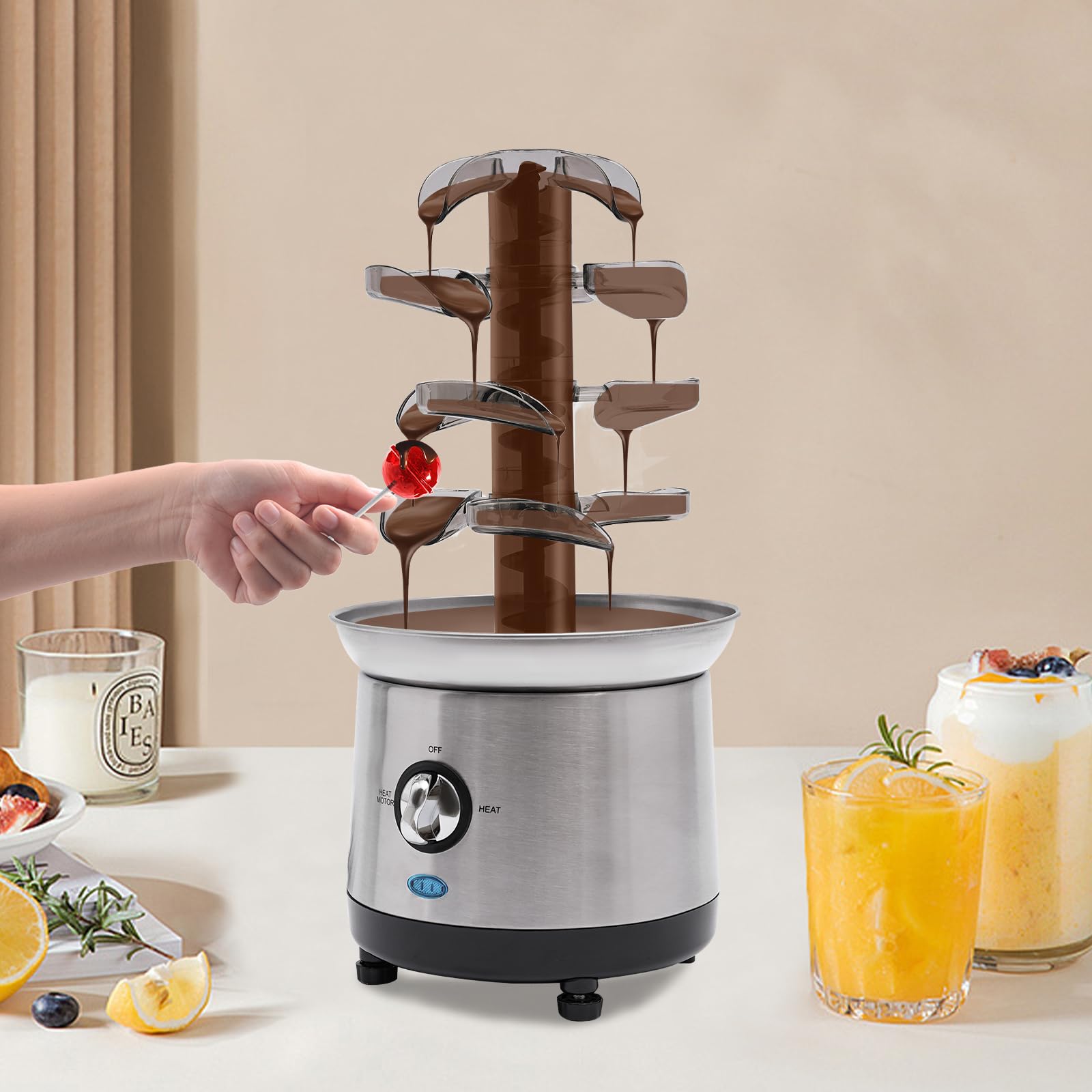 Fontaine Chocolate 12個 Fontaine Chocolate 12個 Nostalgia 4-Tier Stainless Steel