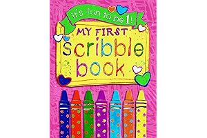 Fun To Be One: Scribble Book for 1 Year Old Girl