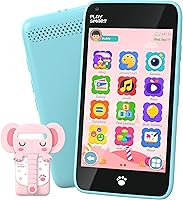 Vista 9 de MOMILLA Toys - Teléfono inteligente para niños, cámara dual de pantalla de 3.97 pulgadas con 21 calcomanías, regalos de cumpleaños para niños