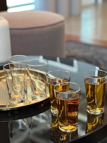 Miniatura 6 de LEVKO Juego de 6 vasos altos de 355 cc de agua jugo cócteles vino cerveza y whisky vasos de vidrio altos vasos de agua vasos de cóctel fabricados en