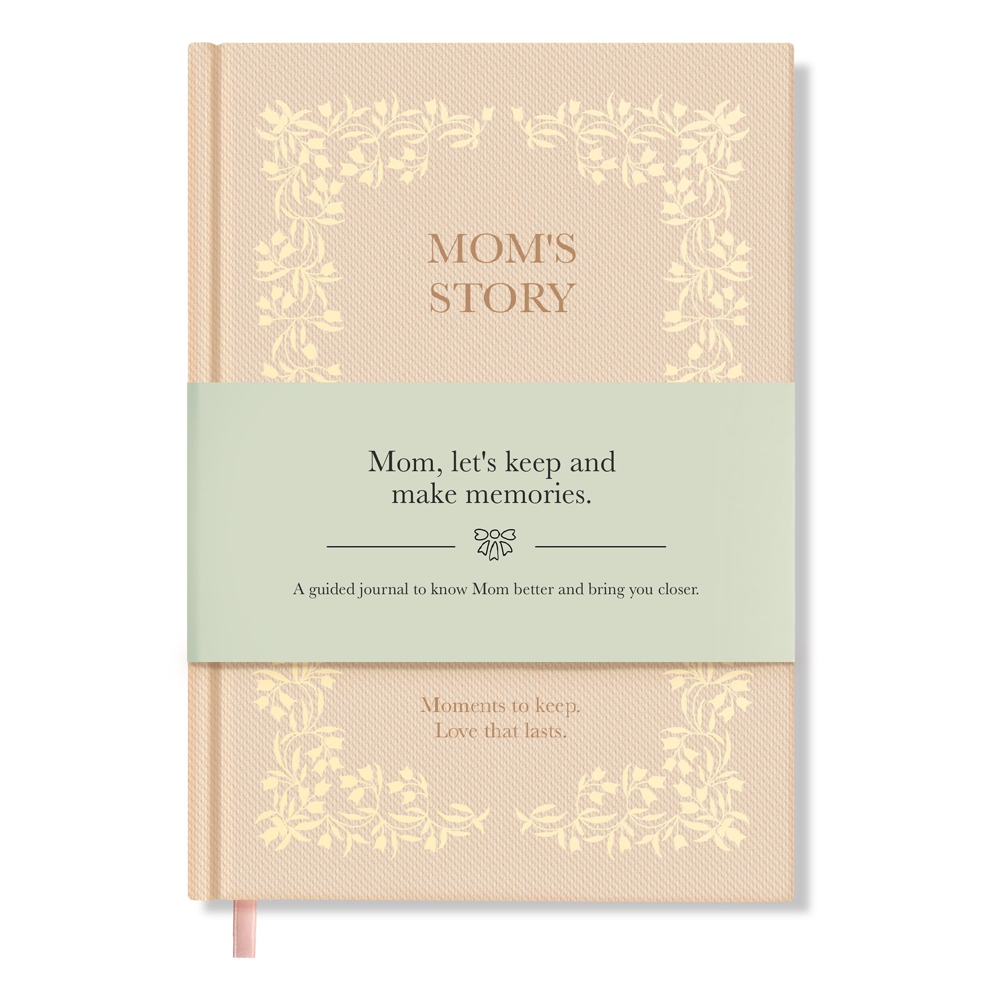 Diario de historias de mamá con letras y mensajes de historia de vida, regalos para mamá | Bring You Closer to Mom | Regalos para mamá para el día de la madre, cumpleaños y Navidad | Calidad reliquia, caja de regalo