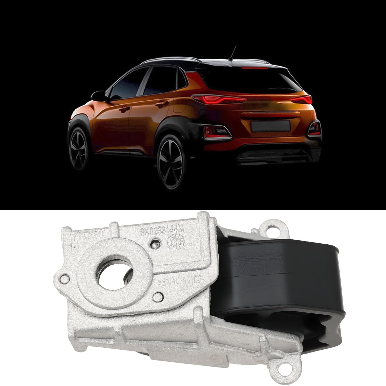 Staffa di montaggio in gomma per tubo di scarico posteriore auto 8K0253144M 8K0253144D compatibile con Audi A4 A6 A7 A8 S4