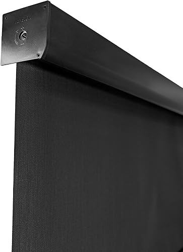 Miniatura 8 de CHICOLOGY  Pantalla de rodillo solar sin cable, montaje interior, persiana con cenefa de cassette. Perfecto sala de estaroficinacocina y más. Ancho