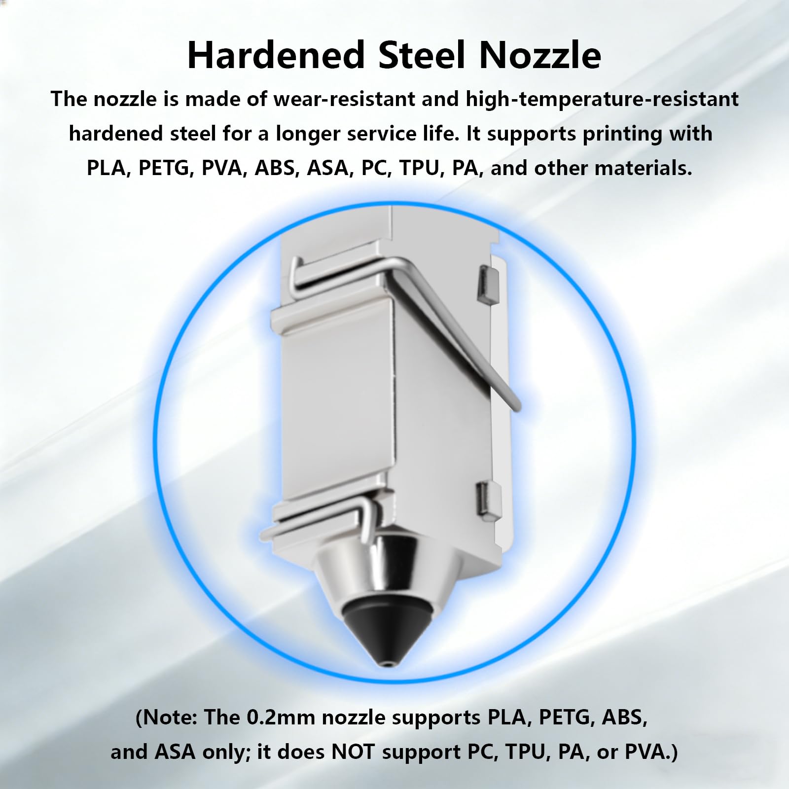 Zestaw Hotend 0,4 mm z hartowanej stali dla U1, szybko zmienny głowicy drukującej Hot End do drukarki 3D z ceramicznym grzejnikiem, silikonową skarpetką, ściągaczem do dyszy i podkładką szczelną dla