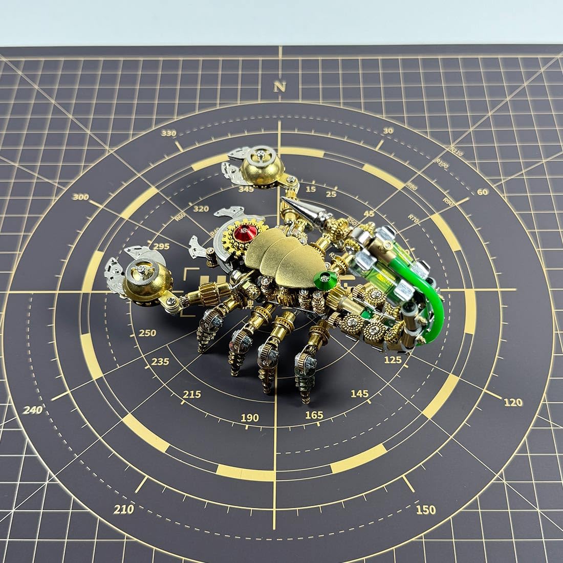 3D Metall Puzzle, Steampunk Mechanischer Skorpion Modellbaukasten, mechanische Insekten Tiermodelle, DIY Dekoration als Geschenk für Erwachsene