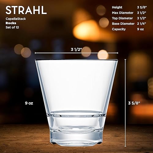 Miniatura 8 de Strahl 71005 CapellaStack - Vasos de 5 onzas, juego de 4 unidades