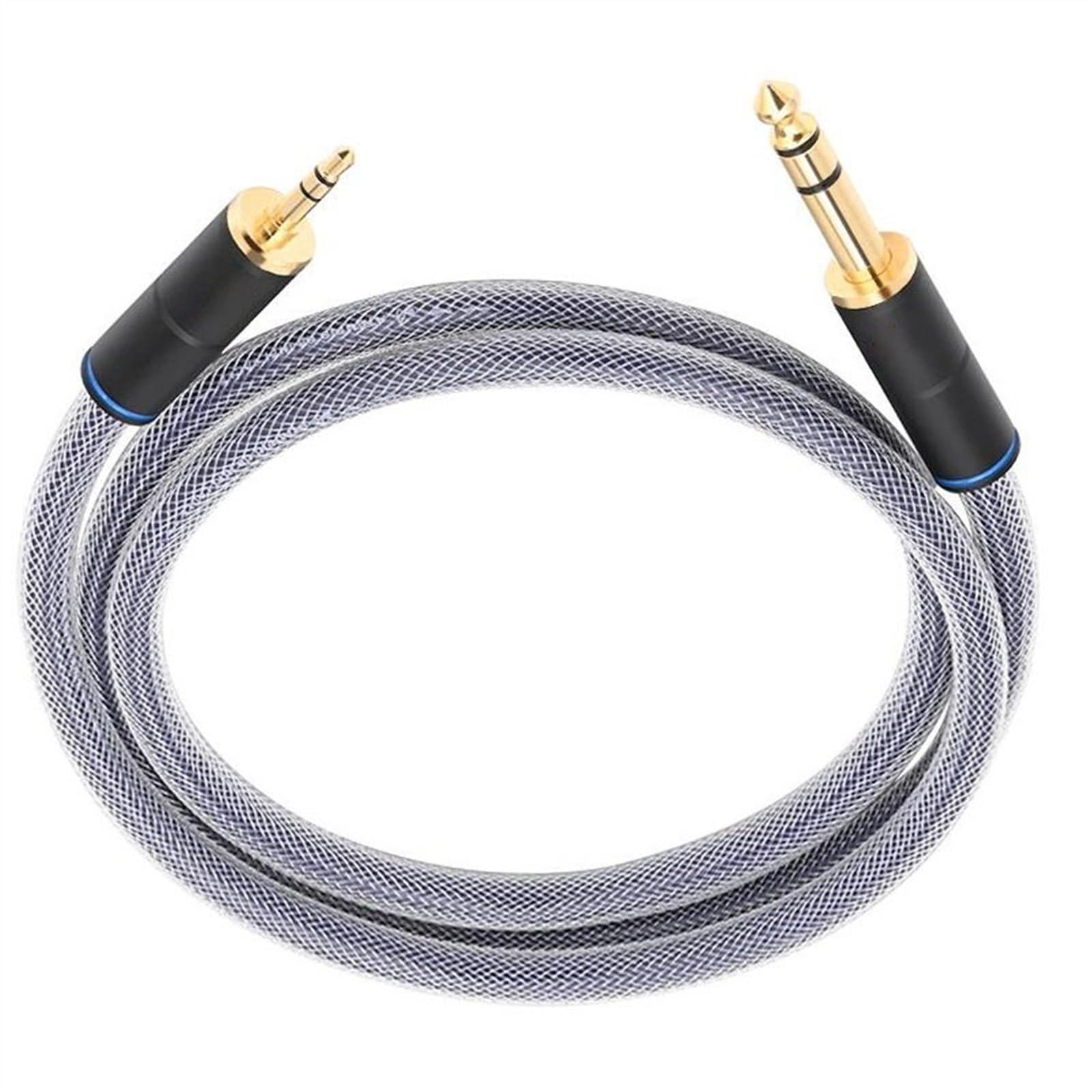 kabel audio instrumentu muzycznego Kabel AUX 3,5 Do 6,5 Mm 6N OFC 3,5 Mm Stereo Do 6,5 Mm TRS Jack Profesjonalny Kabel Do Telefonu I Gitary(3.5 m)