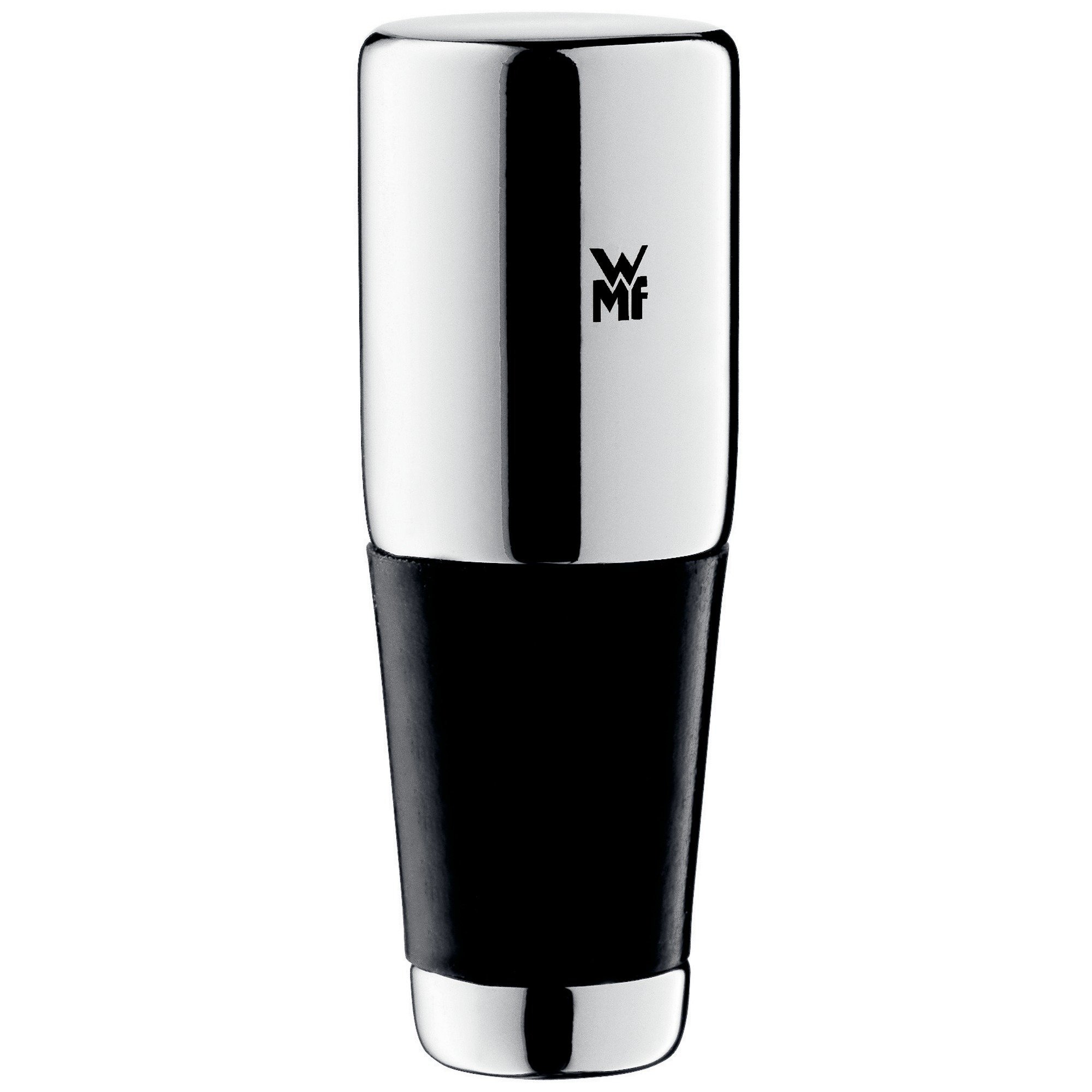 WMF Clever&More Sekt-Weinkühler Edelstahl 19,5 cm, Flaschenkühler doppelwandig, hält länger kühl, Sektkühler & Vino Weinflaschenverschluss 8 cm, Metallguss, Silikon, Weinverschluss