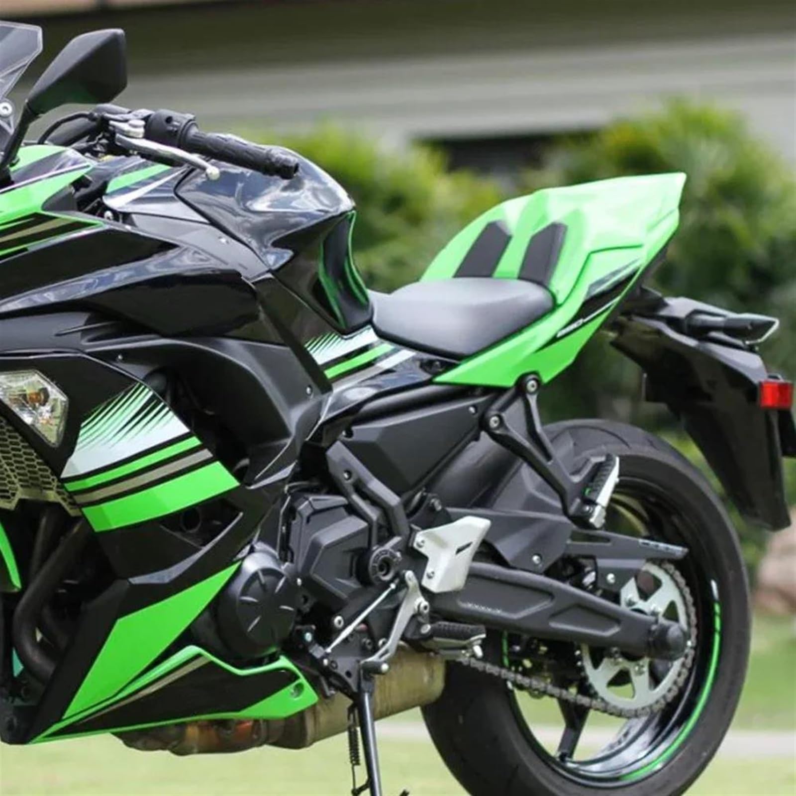 Capot Selle Arrière Solo Pour Ninja 650 / Z650 2017-2023 – Carénage Queue Moto Noir Mat