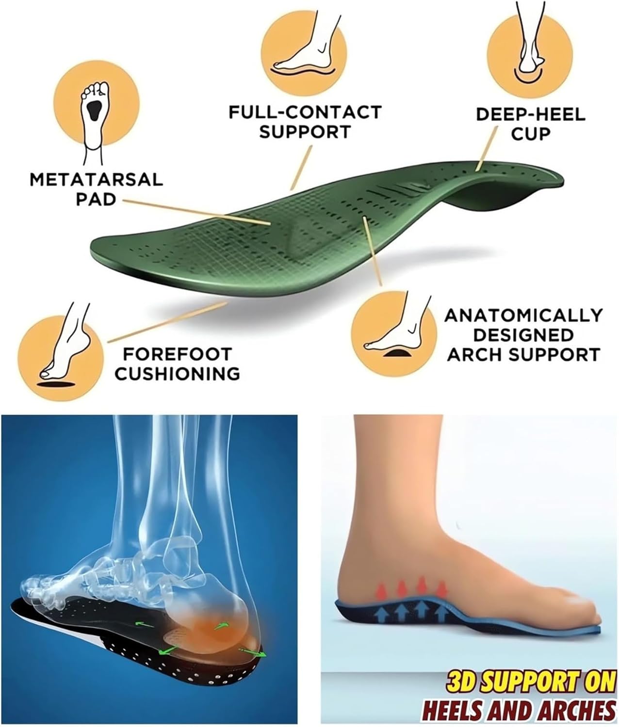 Mmoneyake Orthopedic Shoes for Women Arch Support Breathable Soft Shoes Comfy Walking Anti-Skid Sports Shoes Slip-On Breathable Mesh Trainers Casual Sneakers Footwear