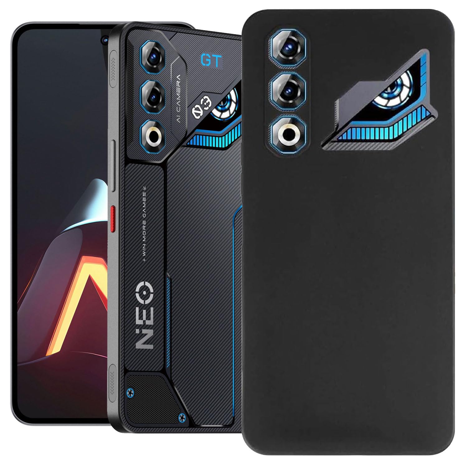LYJERRY 1 x Soft Mobile Phone Case Compatible with ZTE Nubia Neo 3