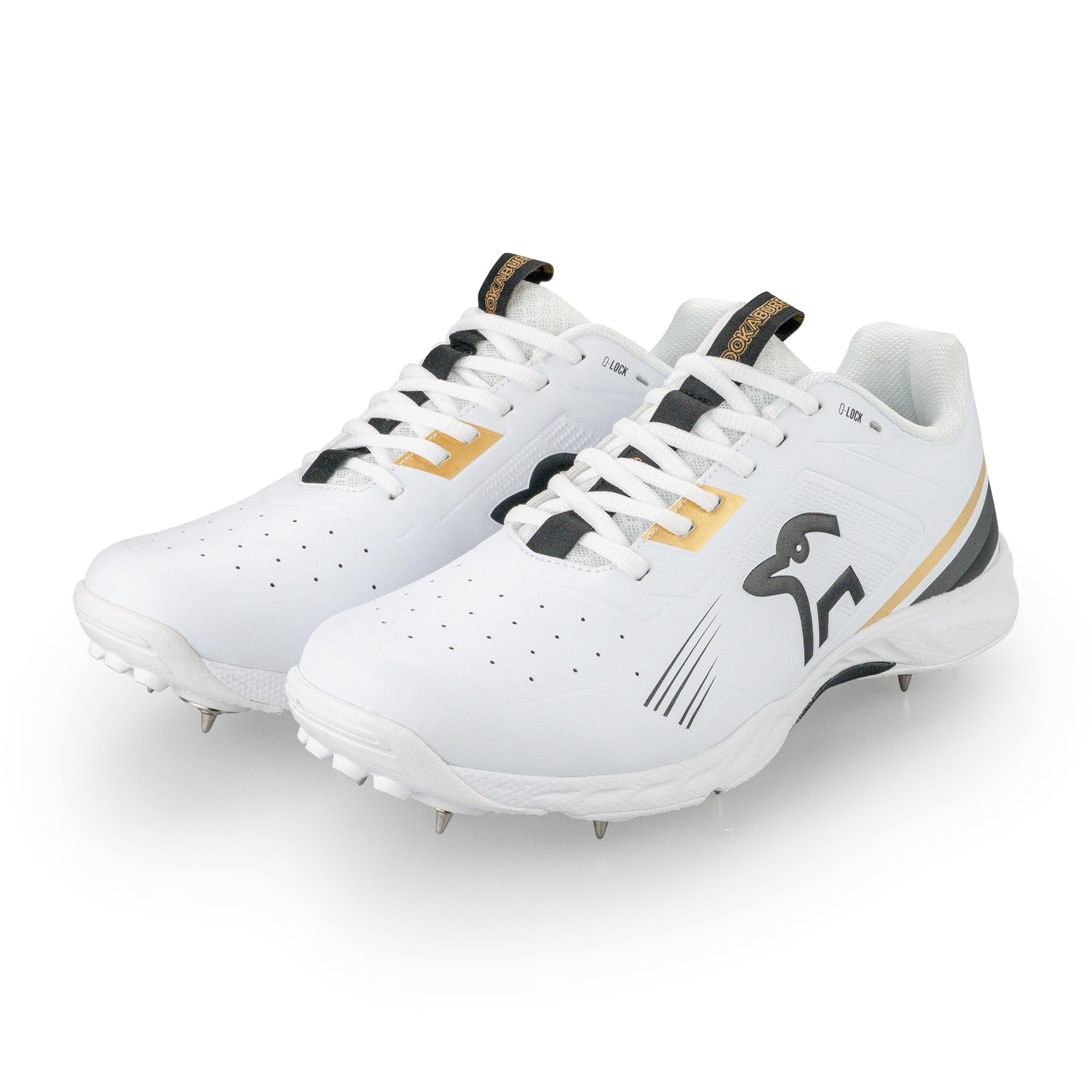 KOOKABURRA KC 3.0 Spike Cricket Shoe - Gold/Black