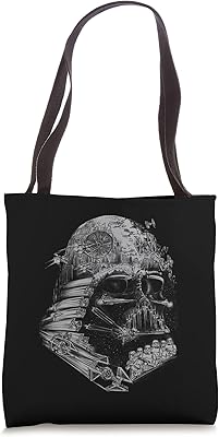 Star Wars Darth Vader Death Star Mashup Tote Bag