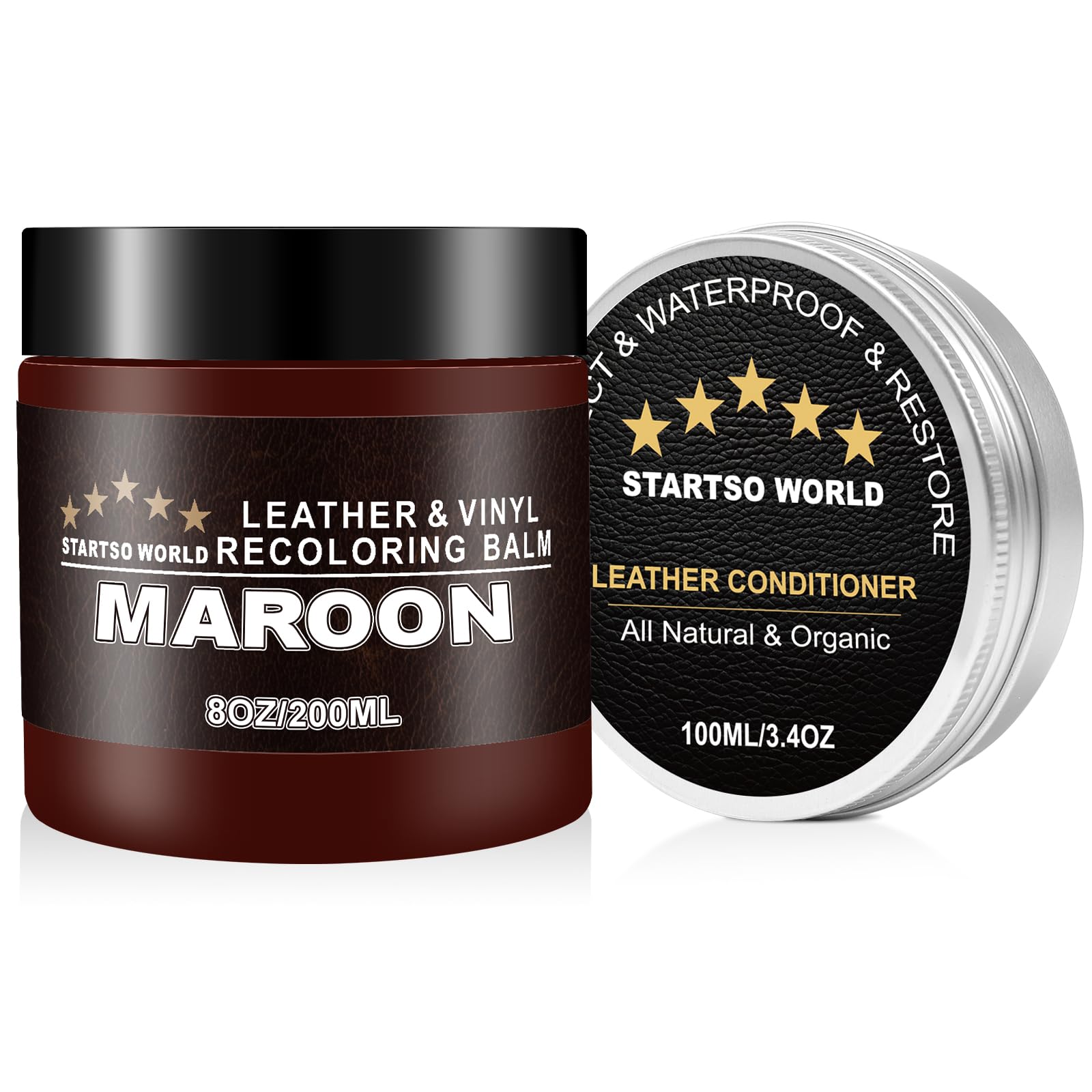 STARTSO WORLD Leder Reparatur Set, Lederpflege Für Ledercouch