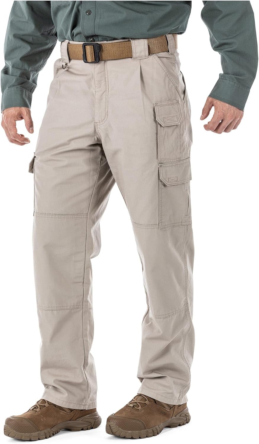 5.11 Tactical Men's Cargo Work Pants, Regular Fit, Cotton Canvas 7 Pockets Pant, Style 74251ABR