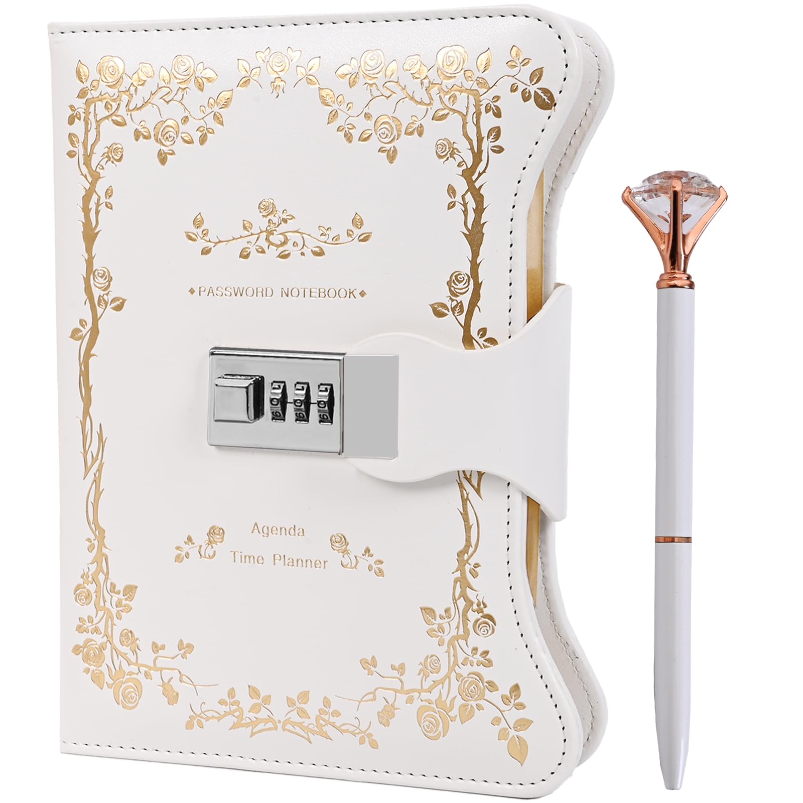 Amazon.co.jp: 鍵付きノート 日記帳 鍵付き B6 可愛い 姫系 秘密ノート
