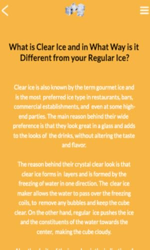 Clear Ice Maker