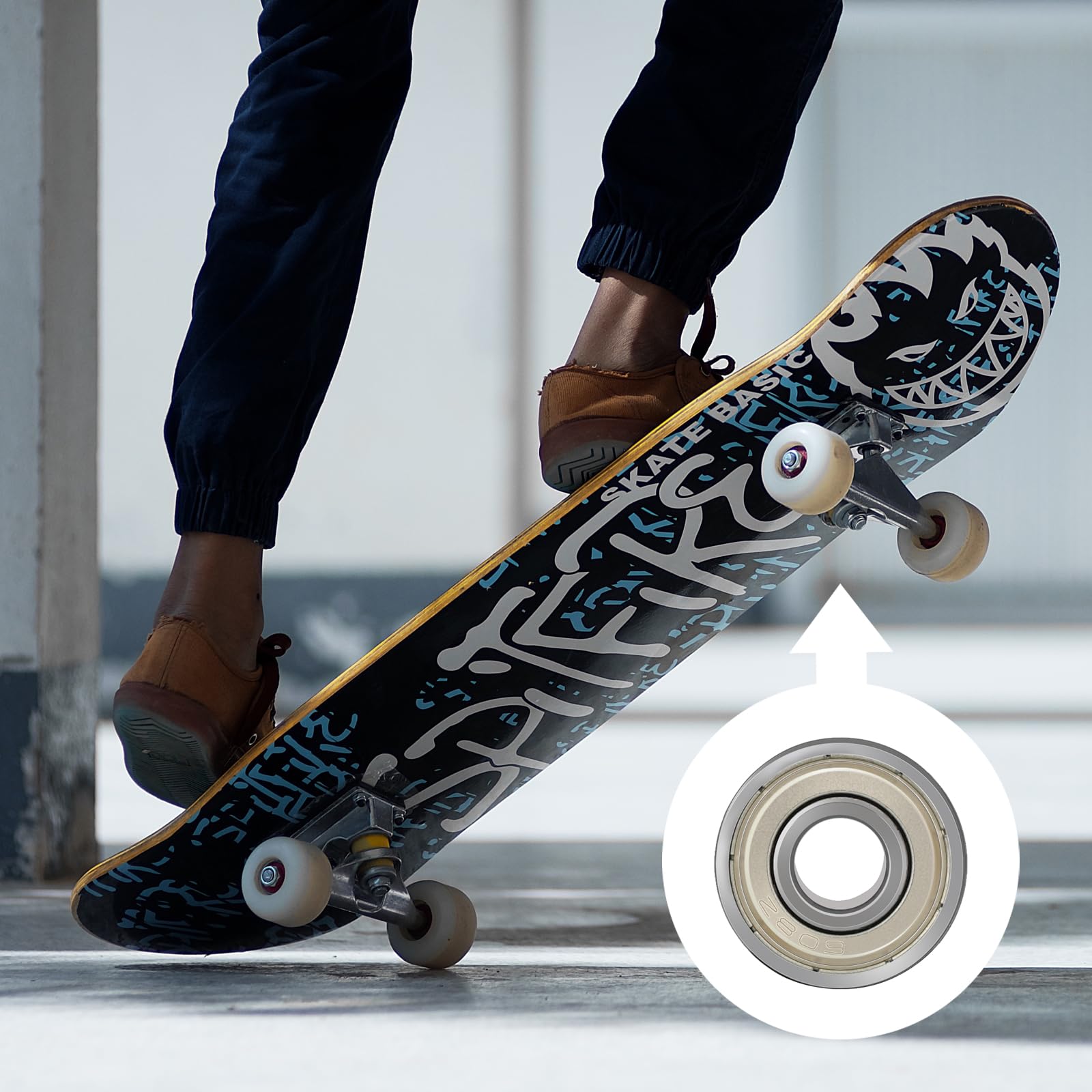 20 Pièces Roulements à Billes 608 ZZ - Pour Skate, Patins, Scooter | 8x22x7mm | Double Blindage Métal