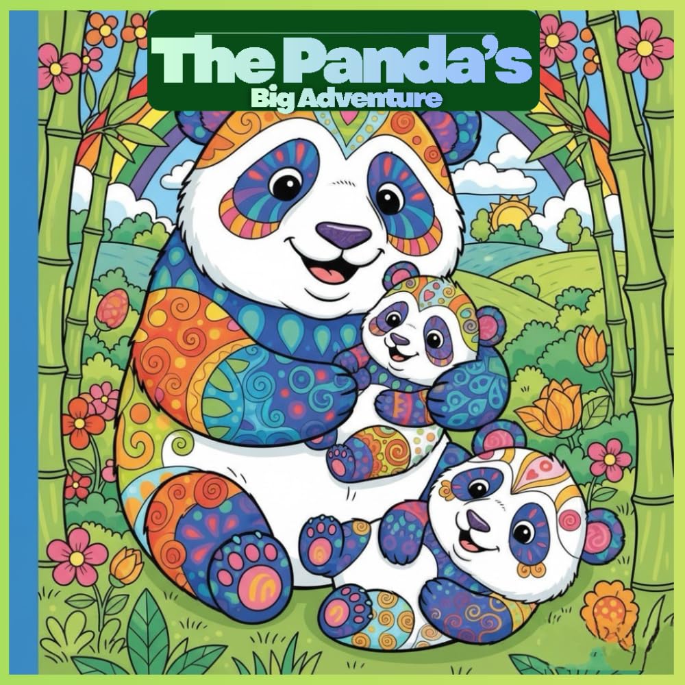 The Panda's Big Adventure: A Storybook Colouring Journey for Kids & Families