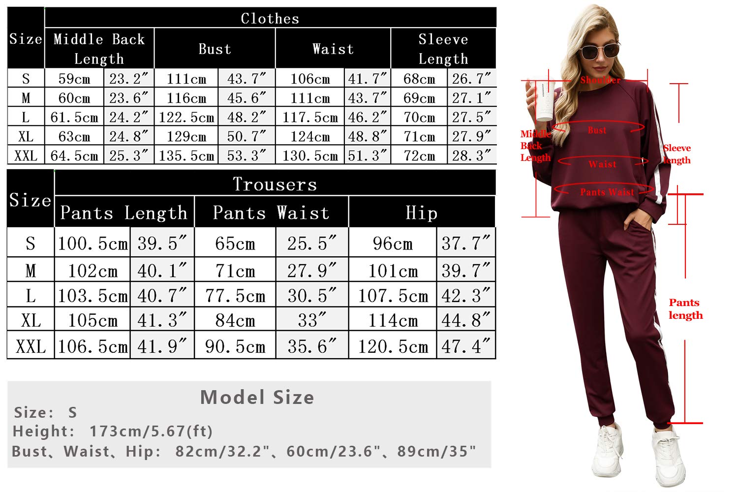 Irevial Irevial Tuta Donna Ginnastica Completi Sportivi Donna Due Pezzi Tuta Donna Sportiva Completa Per Jogging Training Casual abbigliamento sportivo Donna