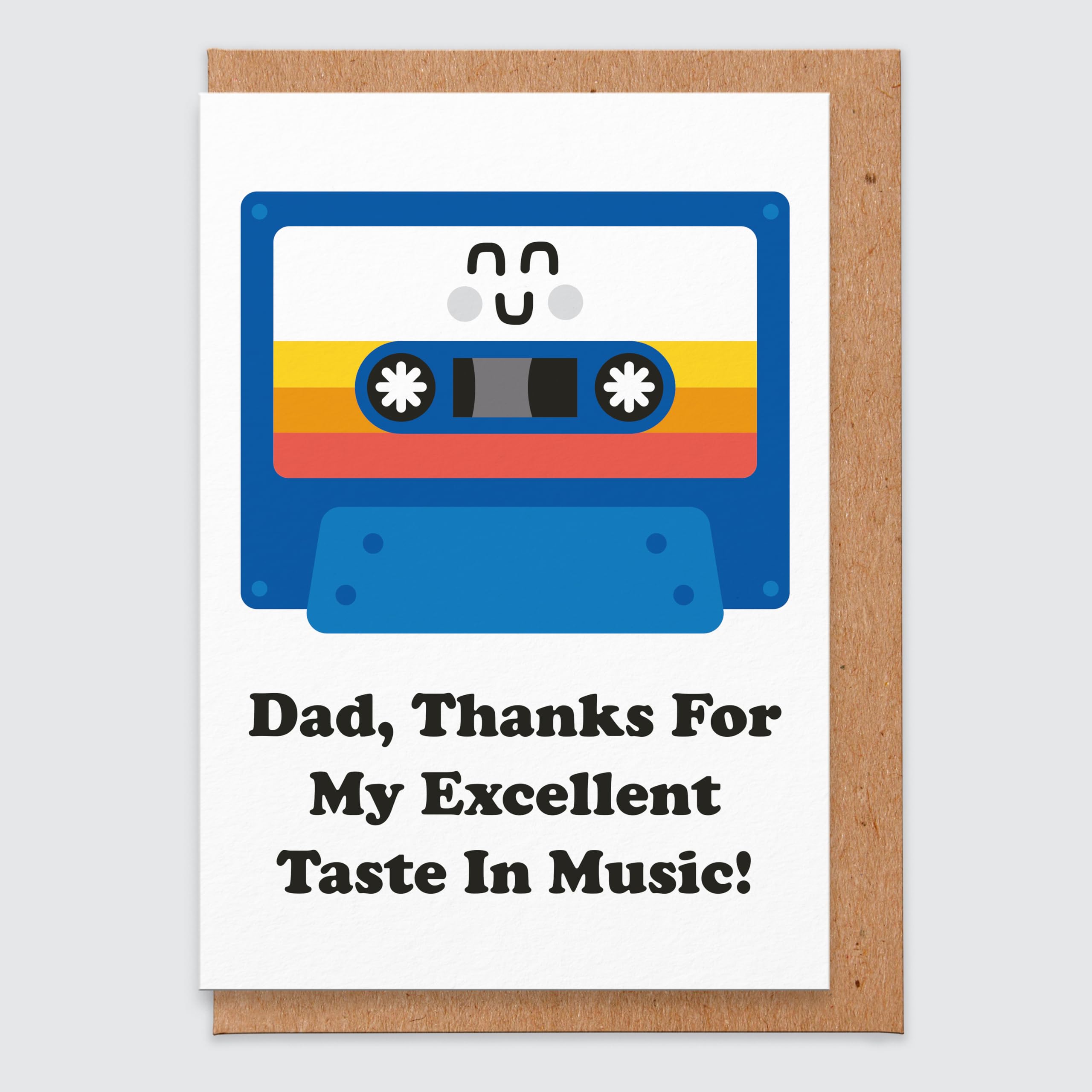 Studio Boketto Biglietto D'Auguri Per Festa Del Papà, Divertente Con Cuore, Da Figlio O Figlia, A6 (113x160mm), Fatto A Mano UK