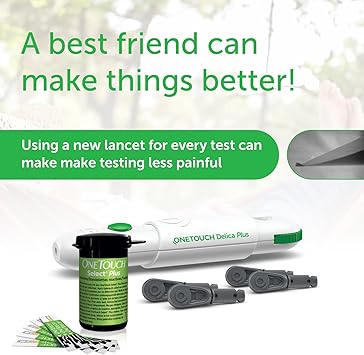 OneTouch Select® Plus Test Strips I 50 Tests I for Blood Glucose Monitoring with Diabetes I 1 Pack I 50 Test Strips Included