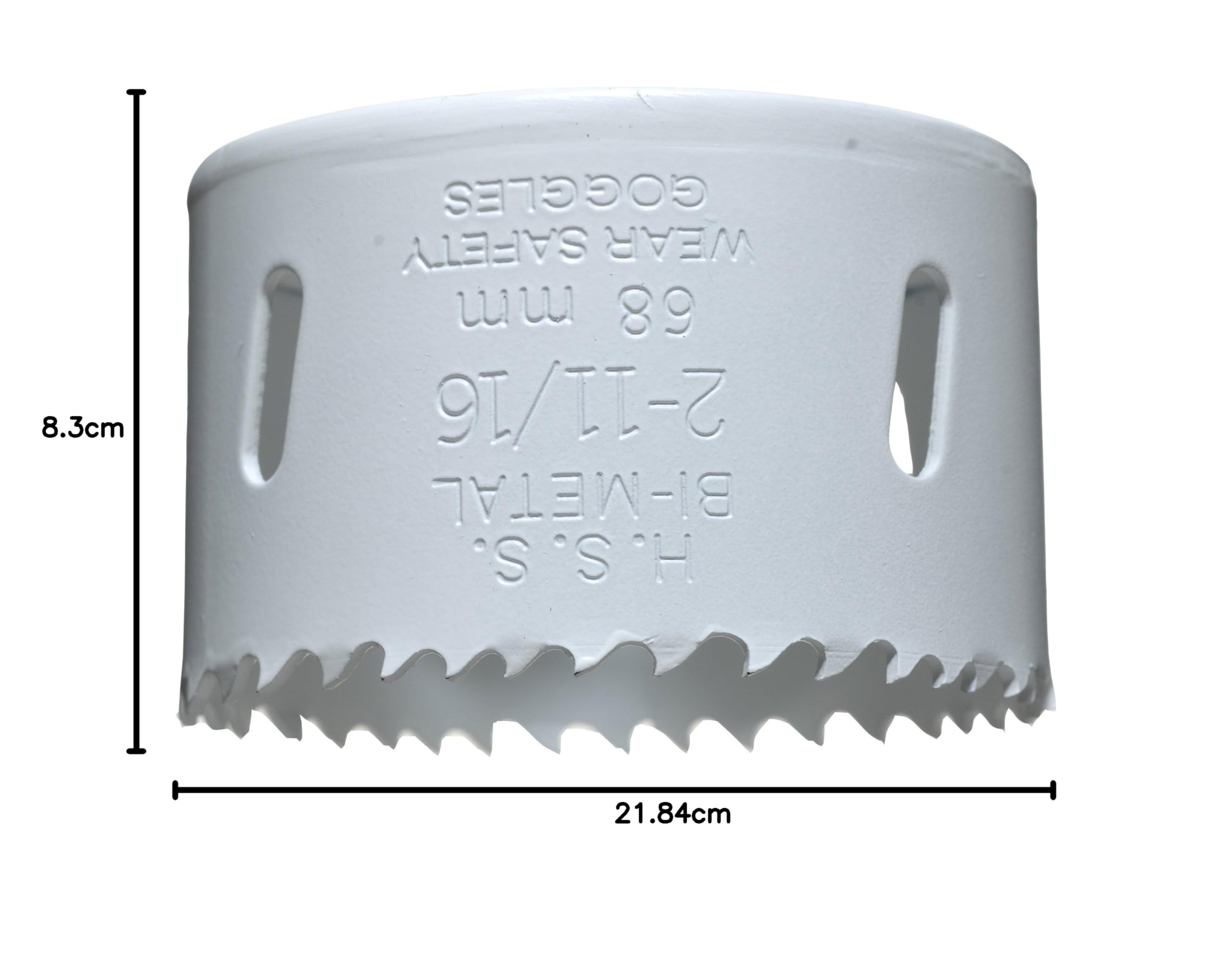 kwb Juego de 12 sierras perforadoras con dientes Vario y taladros – para metal, madera y más – Incluye broca de cristal – Fabricado en Alemania