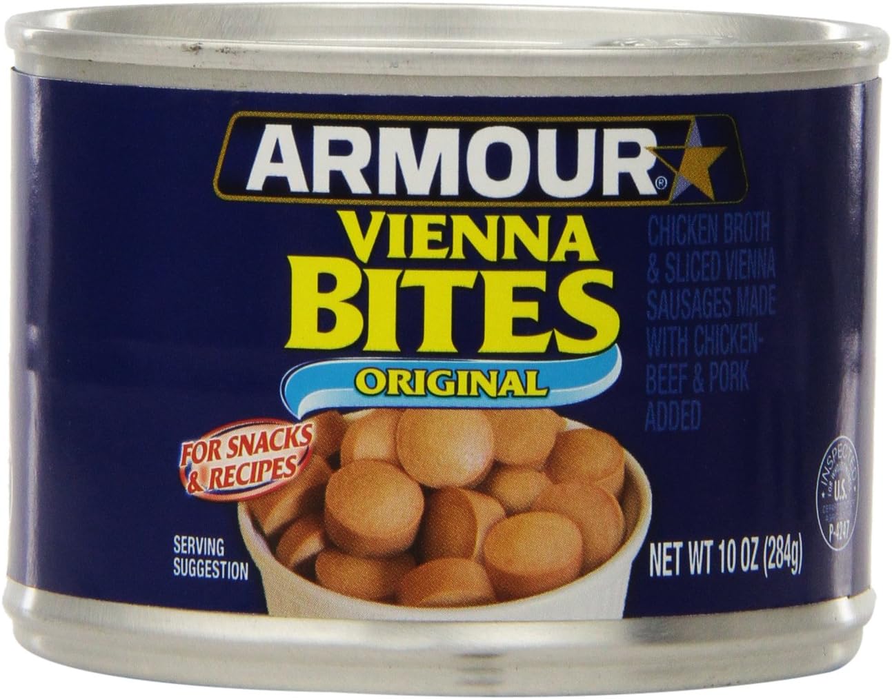 Star Vienna Sausage Bites, Original Flavor, Canned Sausage, 10 OZ (Pack of 12)