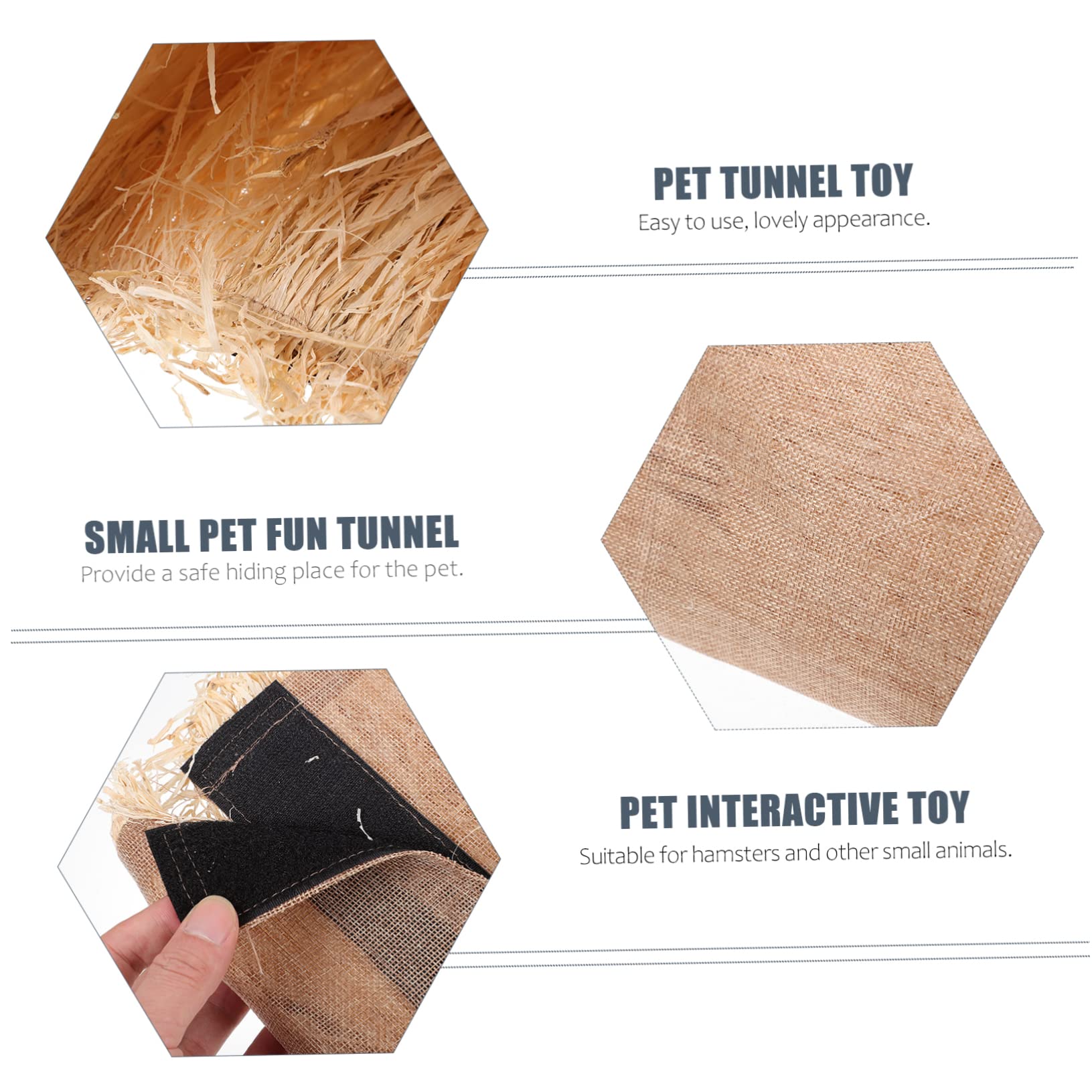 Beavorty 2stücke Kleintier Tunnel Spielzeug Für Meerschweinchen Und Kaninchen Interaktives Versteck Nest Für Hasen Und Hamster Warmes Schlafbett Aus Natürlichen Materialien Für Spiel